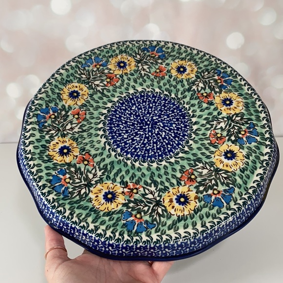 CERAMIKA ARTYSTYCZNA 12” Cake Stand - Picture 5 of 9